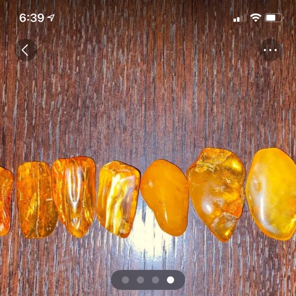 Natural Amber pieces